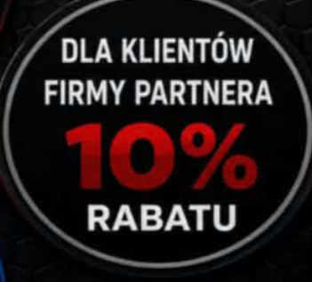 10% rabatu dla klientów firmy partnera